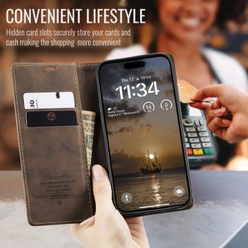 iPhone 17 Pro Max Caseme 013 Series Pung - Kaffe