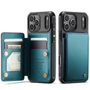 iPhone 17 Pro Max Caseme C22-etui RFID-kortpung - grøn