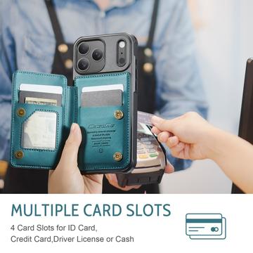 iPhone 17 Pro Max Caseme C22-etui RFID-kortpung - grøn