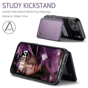 iPhone 17 Pro Max Caseme C22-etui RFID-kortpung - lilla