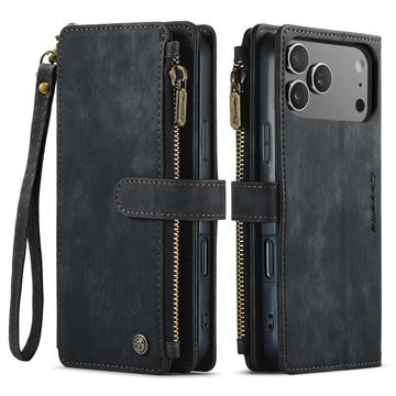 iPhone 17 Pro Max Caseme C30 Multifunktionel Pung - Sort