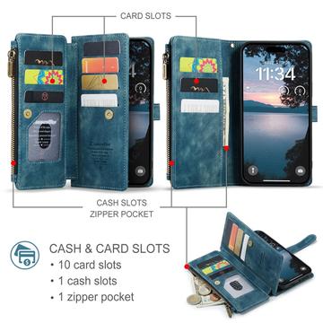 iPhone 17 Pro Max Caseme C30 Multifunktionel Pung - Blå