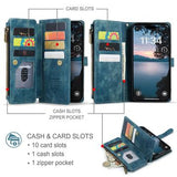 iPhone 17 Pro Max Caseme C30 Multifunktionel Pung - Blå