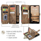 iPhone 17 Pro Max Caseme C30 Multifunktionel Pung - Brun