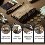 iPhone 17 Pro Max Caseme C30 Multifunktionel Pung - Brun