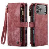 iPhone 17 Pro Max Caseme C30 Multifunktionel Pung - Rød