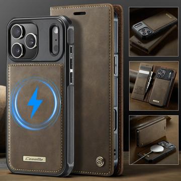 iPhone 17 Pro Max Caseme C49 2-i-1 aftagelig pungetui - MagSafe-kompatibel, RFID - Kaffe