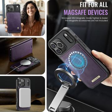 iPhone 17 Pro Max Caseme C49 2-i-1 aftagelig pungetui - MagSafe-kompatibel, RFID - Lilla