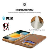 iPhone 17 Pro Max Dux Ducis Hivo Læderpung - Brun