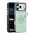 iPhone 17 Pro Max Dux Ducis Luvy cover med fingerring/håndrem - Grøn / Kløver