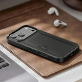 iPhone 17 Pro Max Dux Ducis Pocard Cover med kortholder - Sort