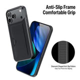 iPhone 17 Pro Max Dux Ducis Pocard Cover med kortholder - Sort