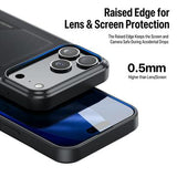 iPhone 17 Pro Max Dux Ducis Pocard Cover med kortholder - Sort