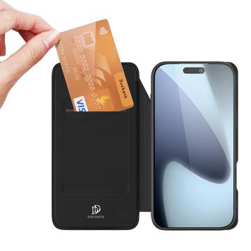 iPhone 17 Pro Max Dux Ducis Skin Pro Flip Cover - Sort