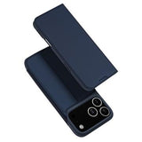 iPhone 17 Pro Max Dux Ducis Skin Pro Flip Cover - Blå