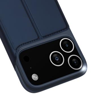 iPhone 17 Pro Max Dux Ducis Skin Pro Flip Cover - Blå
