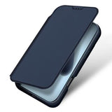 iPhone 17 Pro Max Dux Ducis Skin Pro Flip Cover - Blå