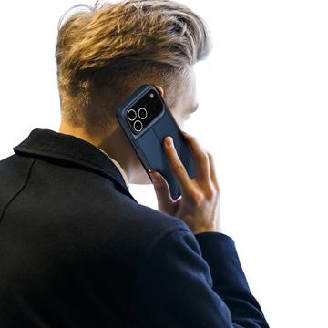 iPhone 17 Pro Max Dux Ducis Skin Pro Flip Cover - Blå