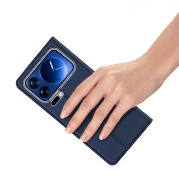 Xiaomi 17 Pro Max Dux Ducis Skin Pro Flip Cover - Blå