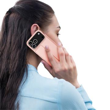 iPhone 17 Pro Max Dux Ducis Skin Pro Flip Cover - Pink
