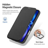 iPhone 17 Pro Max Dux Ducis Skin X Pro Magnetisk Flip Cover - Sort