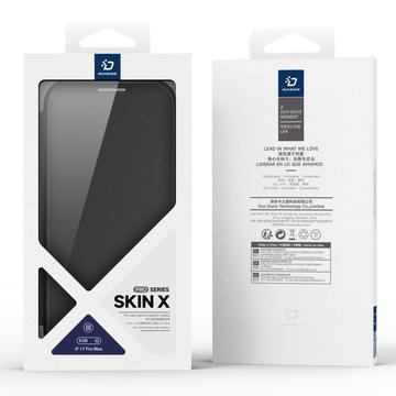 iPhone 17 Pro Max Dux Ducis Skin X Pro Magnetisk Flip Cover - Sort