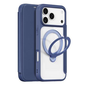 iPhone 17 Pro Max Dux Ducis Skin X Pro Magnetisk Flip Cover - Blå