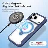 iPhone 17 Pro Max Dux Ducis Skin X Pro Magnetisk Flip Cover - Blå