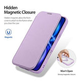iPhone 17 Pro Max Dux Ducis Skin X Pro Magnetisk Flip Cover - Lilla