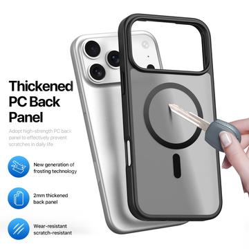 iPhone 17 Pro Max Dux Ducis Yind Hybrid Cover - MagSafe-kompatibel - Sort