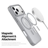 iPhone 17 Pro Max Dux Ducis Yind Hybrid Cover - MagSafe-kompatibel - Grå