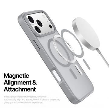 iPhone 17 Pro Max Dux Ducis Yind Hybrid Cover - MagSafe-kompatibel - Grå