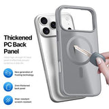 iPhone 17 Pro Max Dux Ducis Yind Hybrid Cover - MagSafe-kompatibel - Grå