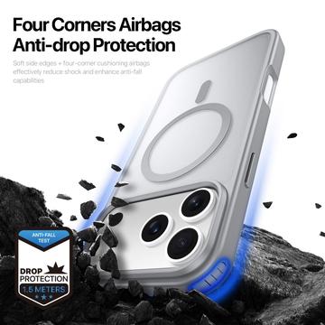 iPhone 17 Pro Max Dux Ducis Yind Hybrid Cover - MagSafe-kompatibel - Grå