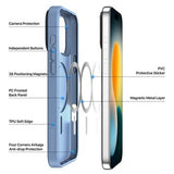 iPhone 17 Pro Max Dux Ducis Yind Hybrid Cover - MagSafe-kompatibel - Lyseblå
