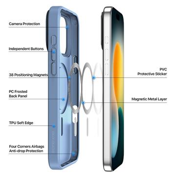 iPhone 17 Pro Max Dux Ducis Yind Hybrid Cover - MagSafe-kompatibel - Lyseblå