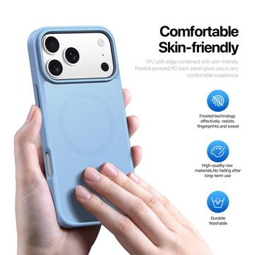 iPhone 17 Pro Max Dux Ducis Yind Hybrid Cover - MagSafe-kompatibel - Lyseblå