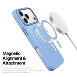 iPhone 17 Pro Max Dux Ducis Yind Hybrid Cover - MagSafe-kompatibel - Lyseblå