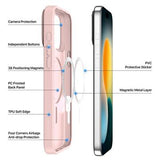 iPhone 17 Pro Max Dux Ducis Yind Hybrid Cover - MagSafe-kompatibel - Lysepink
