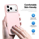 iPhone 17 Pro Max Dux Ducis Yind Hybrid Cover - MagSafe-kompatibel - Lysepink