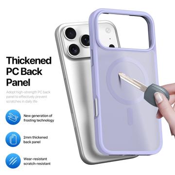 iPhone 17 Pro Max Dux Ducis Yind Hybrid Cover - MagSafe-kompatibel - Lyselilla