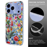 iPhone 17 Pro Max TPU-cover med blomstermønster - Liljer