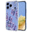 iPhone 17 Pro Max TPU-cover med blomstermønster - Blåregn