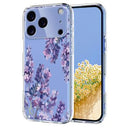 iPhone 17 Pro Max TPU-cover med blomstermønster - Blåregn