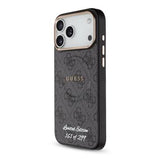 iPhone 17 Pro Max Guess 4G Strap Limited Edition Cover - MagSafe-kompatibel - Sort