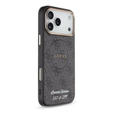 iPhone 17 Pro Max Guess 4G Strap Limited Edition Cover - MagSafe-kompatibel - Sort