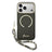 iPhone 17 Pro Max Guess IML Glitter Script Rem Cover - MagSafe-kompatibel - Sort