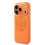 iPhone 17 Pro Max Guess Perforated 4G Logo Cover - MagSafe-kompatibelt - orange