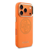iPhone 17 Pro Max Guess Perforated 4G Logo Cover - MagSafe-kompatibelt - orange