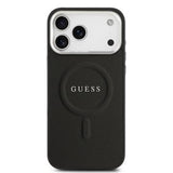 iPhone 17 Pro Max Guess Saffiano Hybrid Cover - MagSafe Kompatibel - Sort